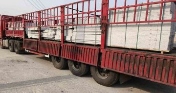 鞍山 白麻荔枝面外墙干挂，工厂装车日常