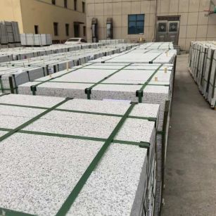 鞍山 白麻花岗岩5.0公分荔枝面地铺石