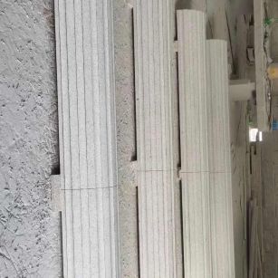 鞍山 花岗岩厂家带你看白麻花岗岩门楼大柱柱皮