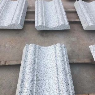 鞍山 白麻花岗岩光面别墅线条