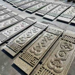 鞍山 黄金麻花岗岩外墙雕刻板