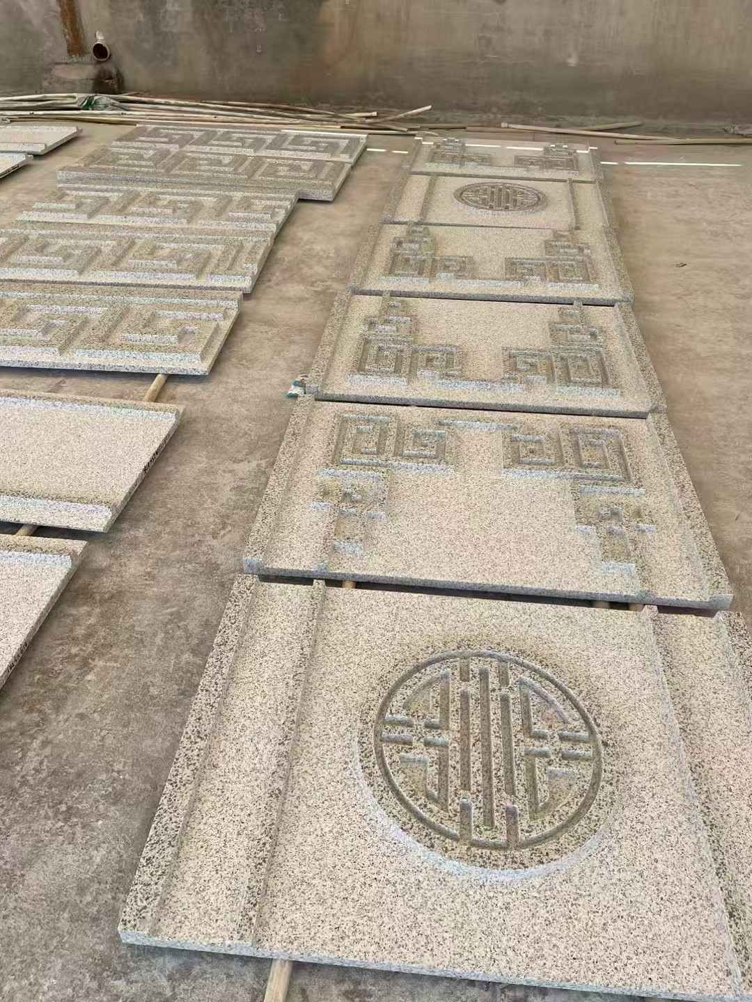 鞍山 白麻花岗岩外墙立面雕刻板