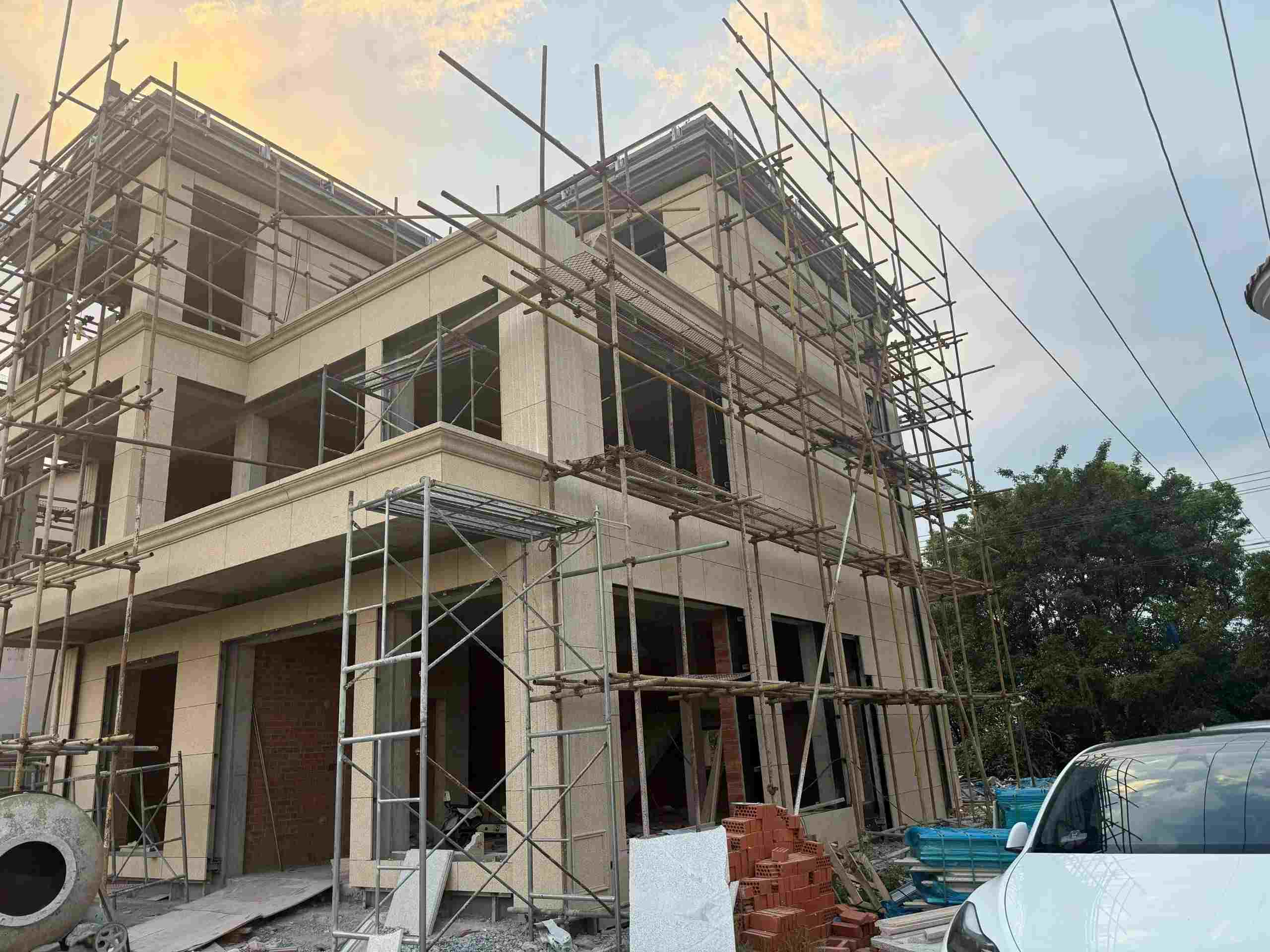 鞍山 黄金麻荔枝面花岗岩外墙干挂