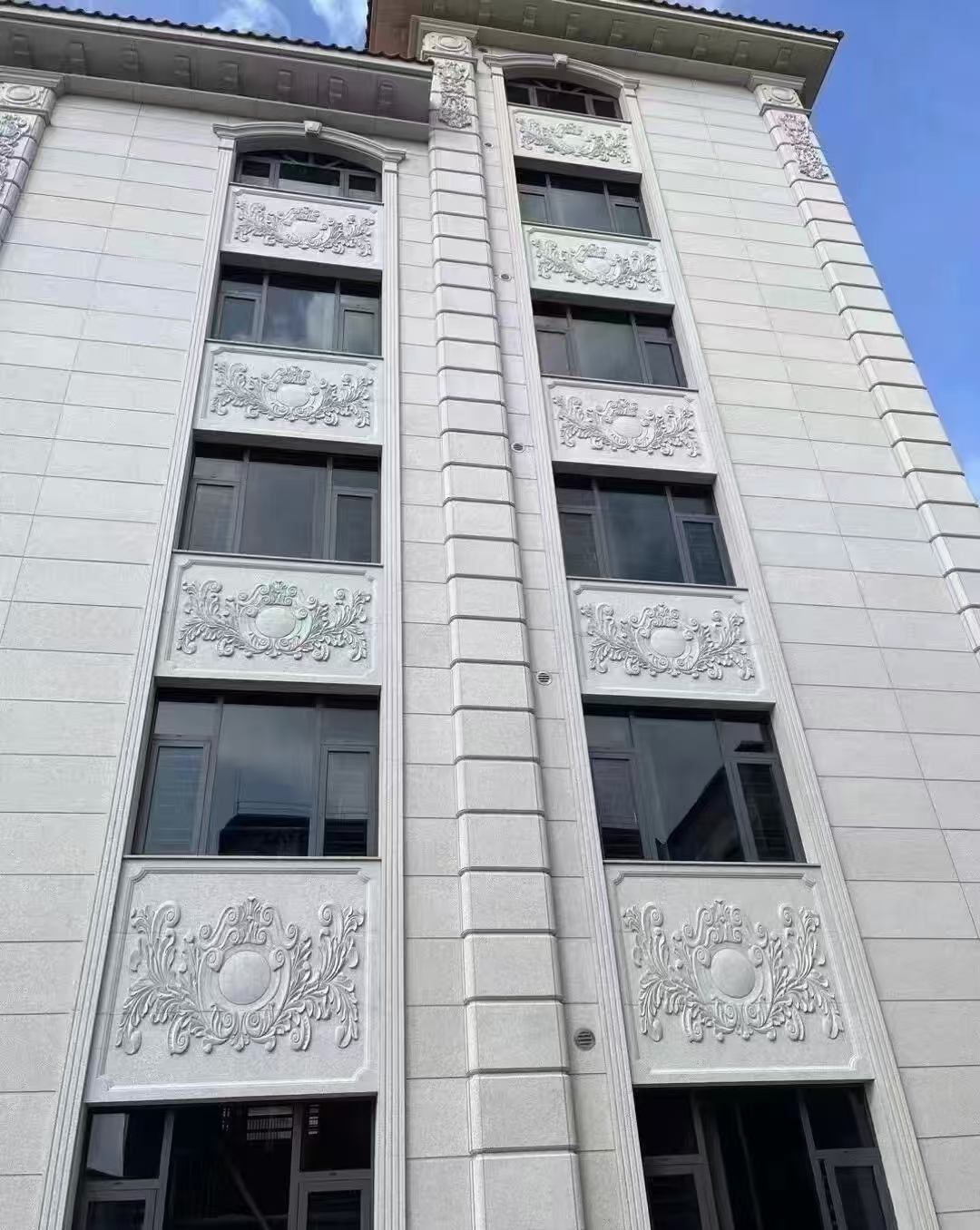 鞍山 白麻荔枝面花岗岩别墅外墙干挂