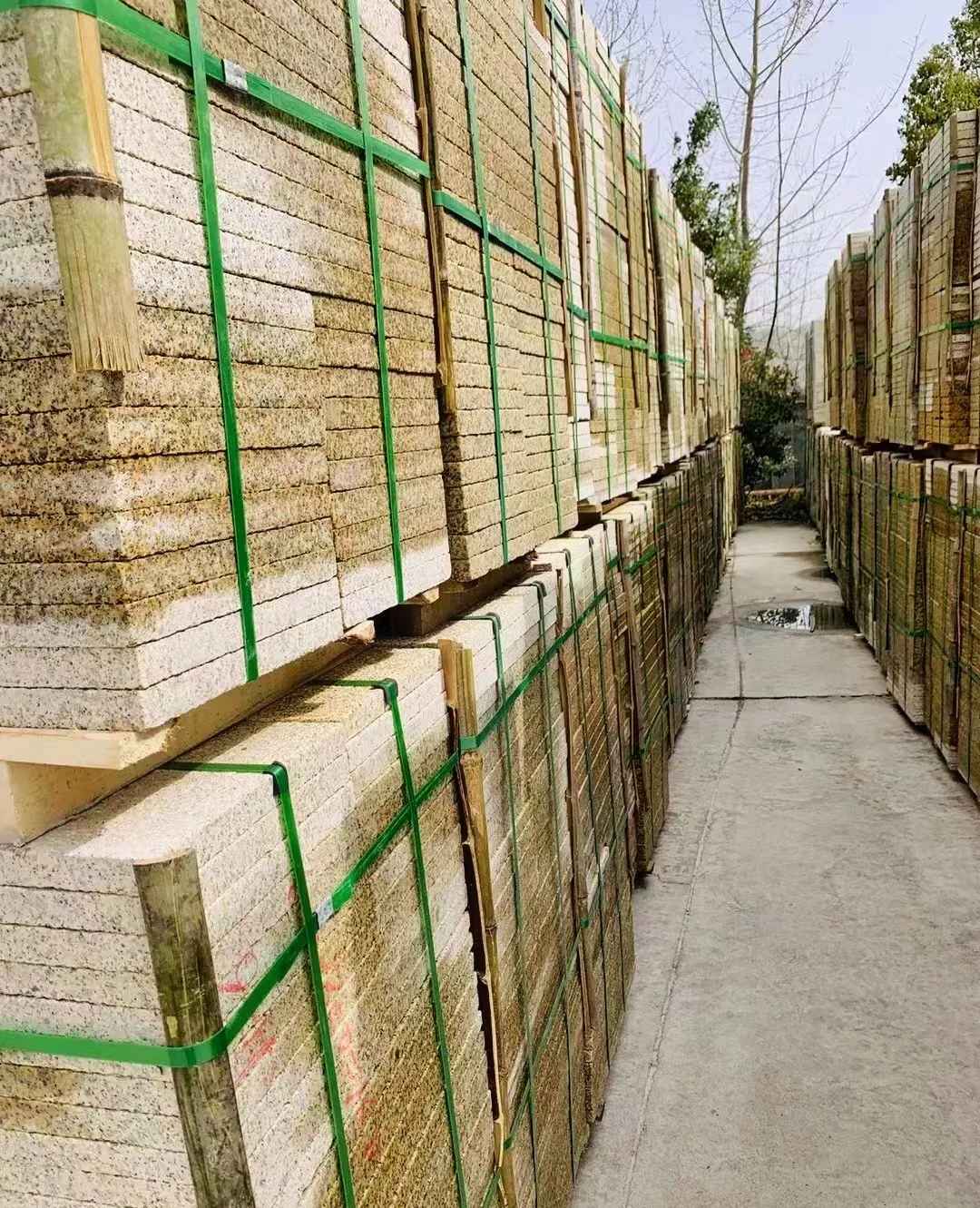 鞍山 黄金麻花岗岩荔枝面地铺石