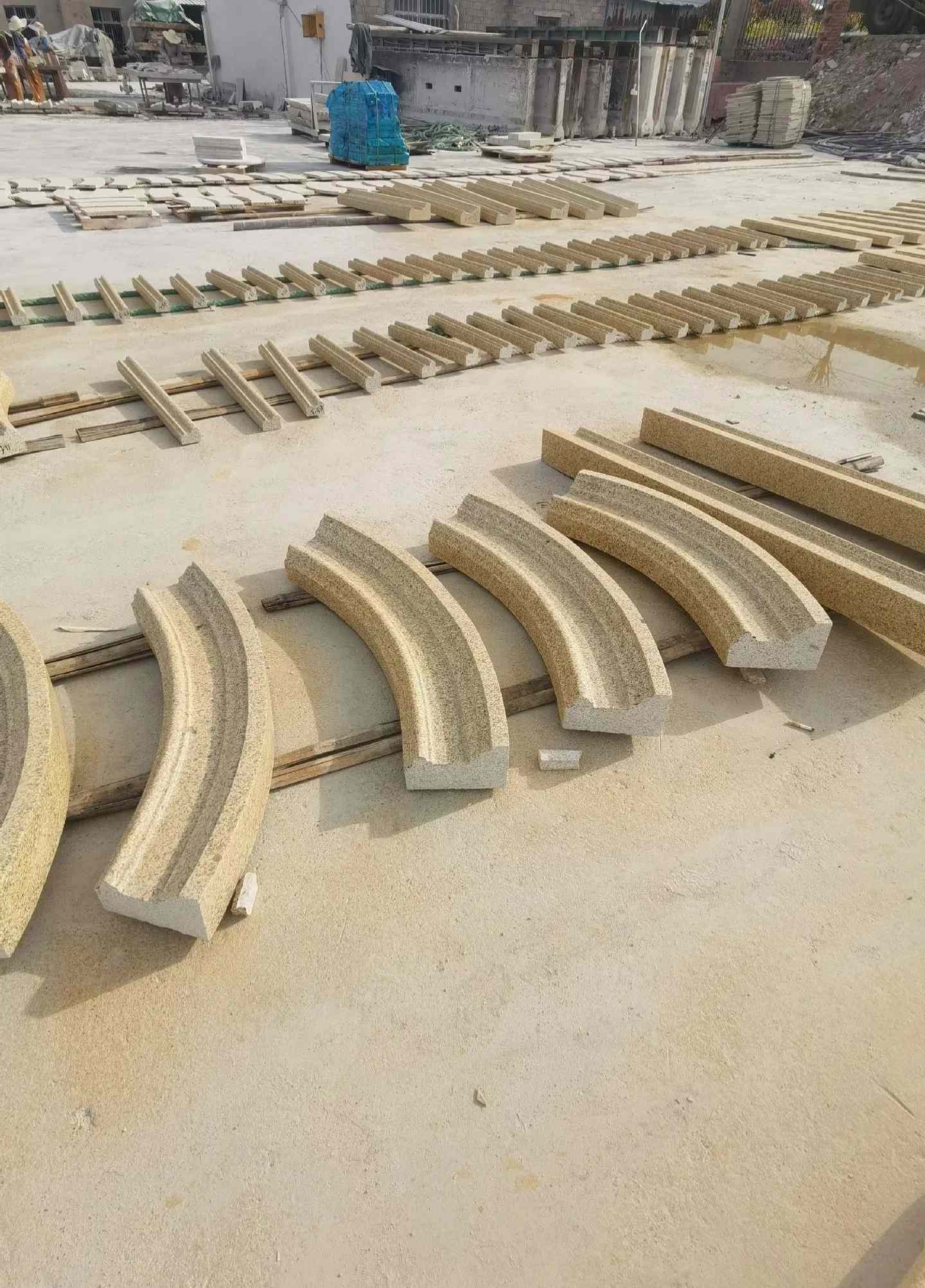 鞍山 黄金麻花岗岩别墅线条