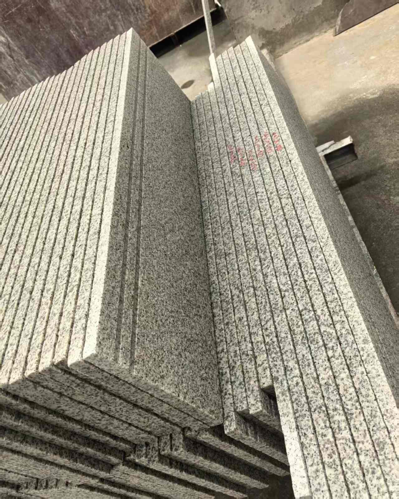 鞍山 白麻荔枝面花岗岩楼梯踏步