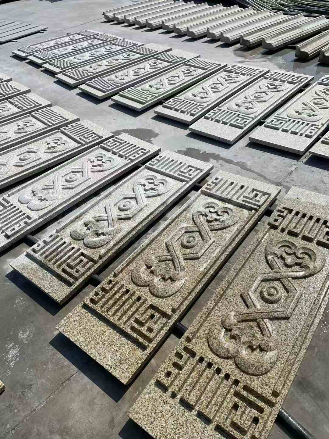 鞍山 黄金麻花岗岩外墙雕刻板