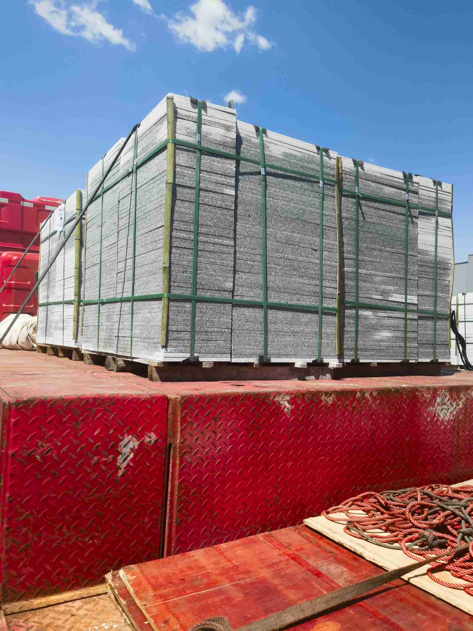 鞍山 芝麻白火烧规格板地铺石300*600/600*600